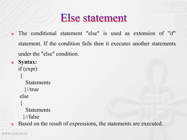 Conditional statement | PPTX