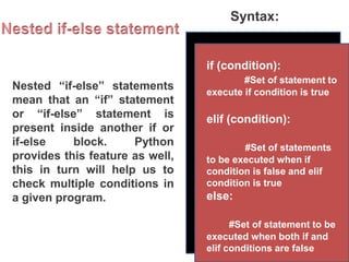 Conditionalstatement | PPTX