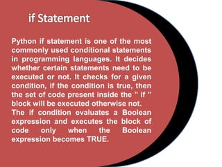 Conditionalstatement | PPT | Free Download