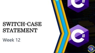Conditional Statement - Switch Case.pptx