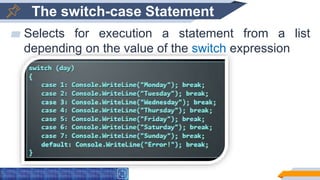 Conditional Statement - Switch Case.pptx