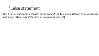 Conditional statement in c | PPTX