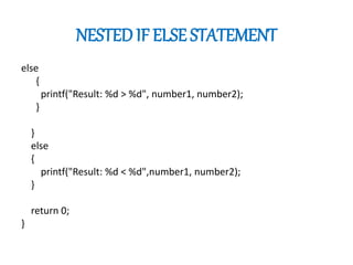 Conditional statements | PPTX