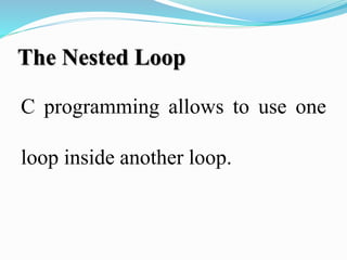 Conditional statements & Loops | PPT