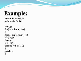Conditional statements & Loops | PPT