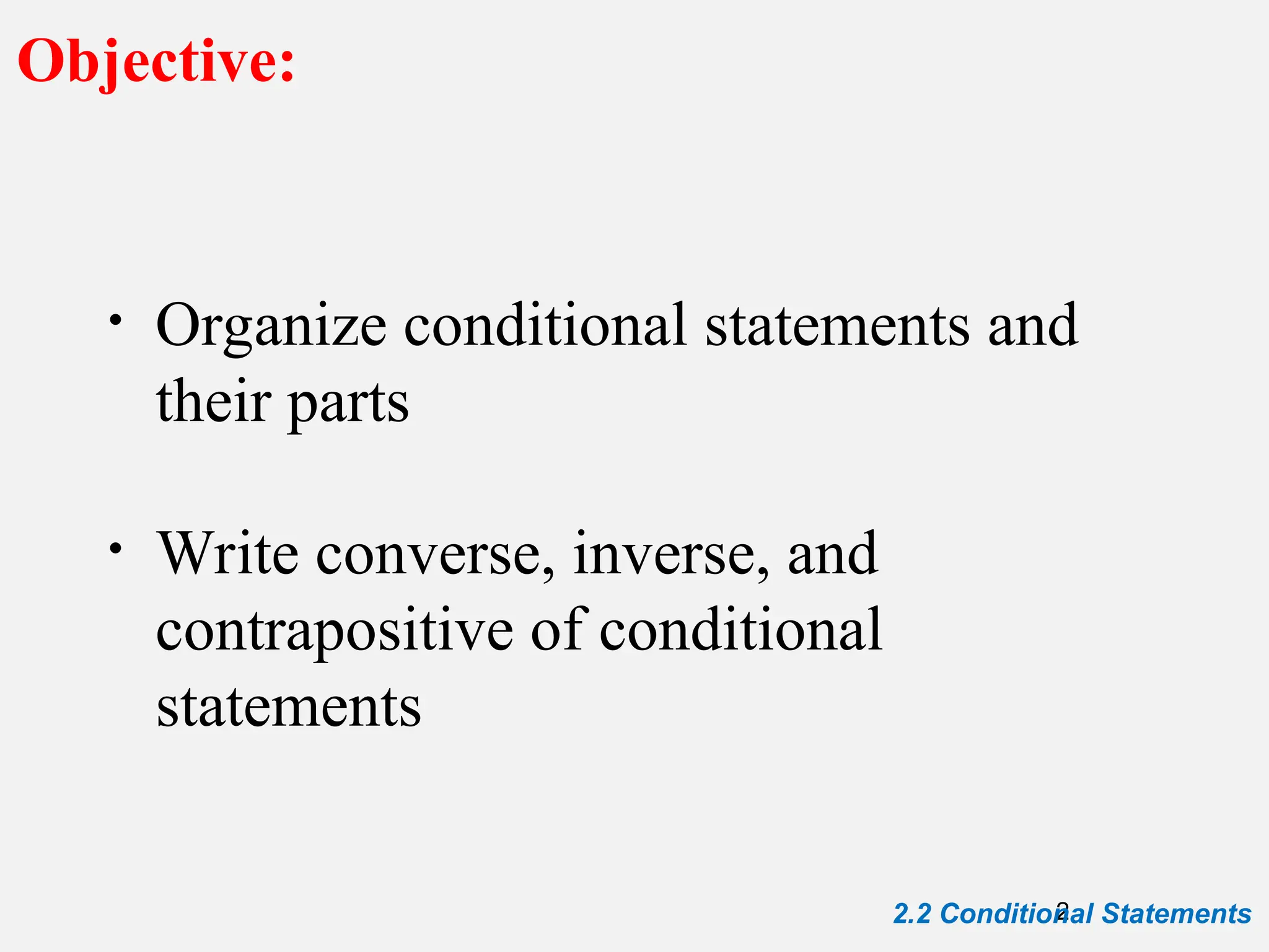 Grade 8 - Quarter 1 Conditional Statements.ppt