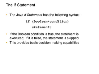 Conditional statements in Java 12.pptx | Programming Languages | Computing