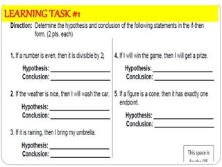 LEARNING TASK #1
 