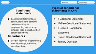 Conditional Statements . Ppt group presentation | PPT