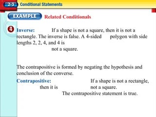 Inverse Conditional Statement Example Conditional Statements power point.ppt... | PPT