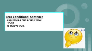 TYPES OF CONDITIONAL SENTENCES (Zero, First, Second, Third) | PPTX