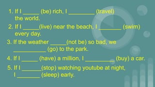 TYPES OF CONDITIONAL SENTENCES (Zero, First, Second, Third) | PPTX