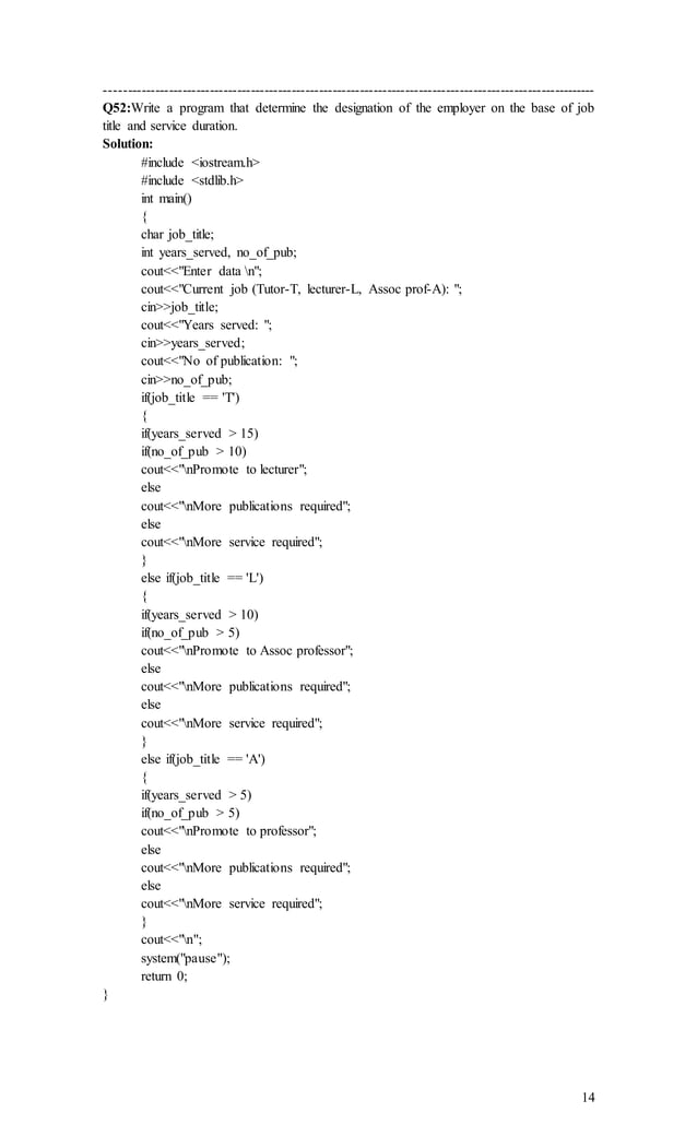 Conditional structure | PDF