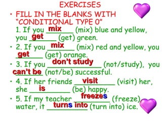 Conditionals type 0-1-2 | PPT