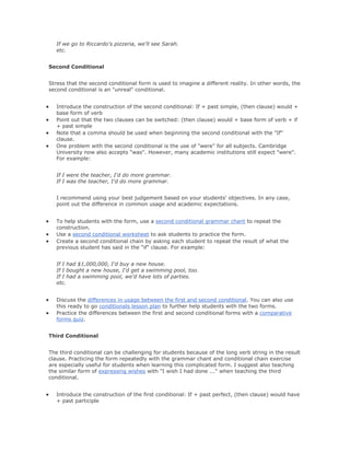 Conditional tic tac toe | DOCX