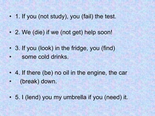 Conditional type 1 | PPT