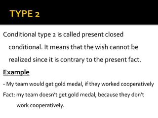 CONDITIONAL TYPE 1 AND TYPE 2 for Senior High School | PDF