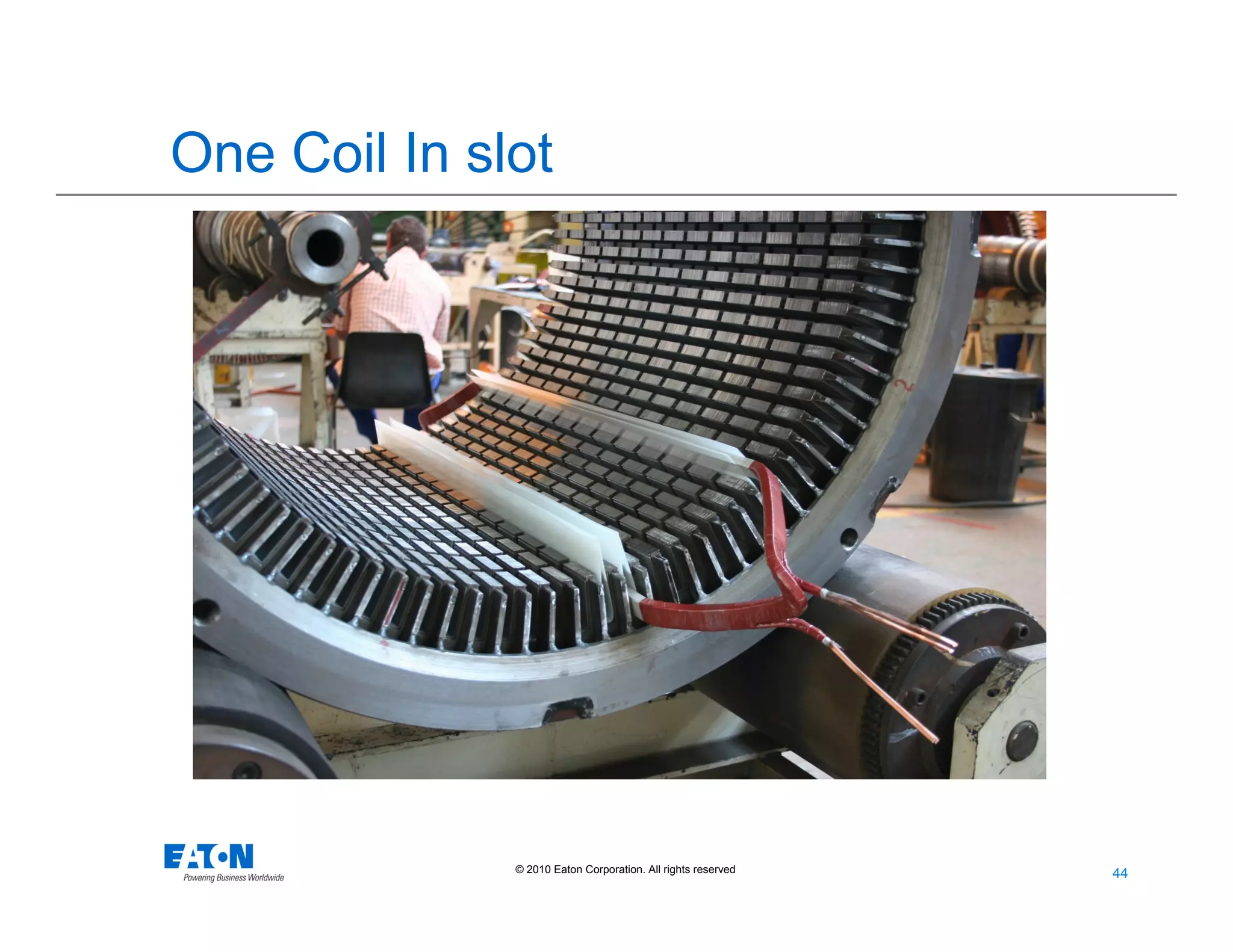 44
44© 2010 Eaton Corporation. All rights reserved.
One Coil In slot
 