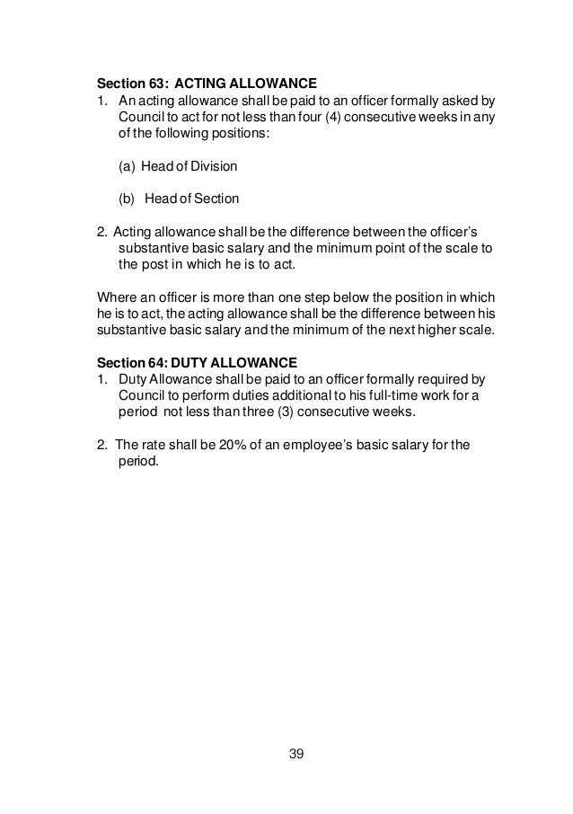 Acting Up Allowance Letter Template Acting Up Allowance Letter Template