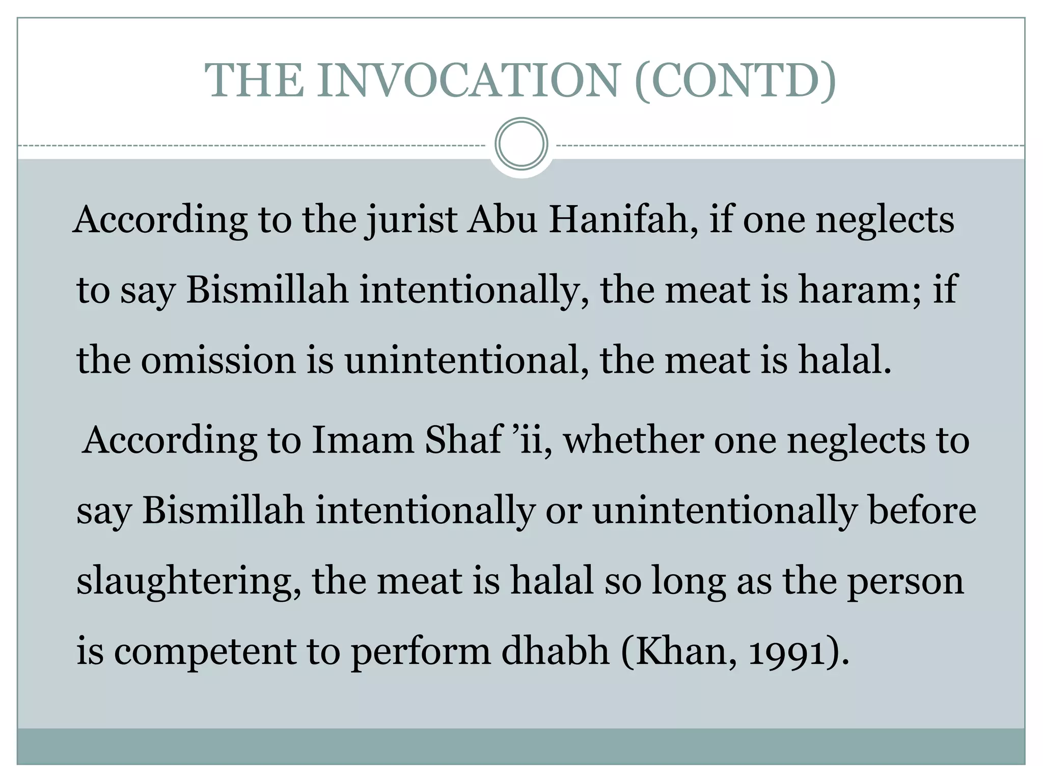 Halal Method Conditions and method of halal slaughtering | PPTX