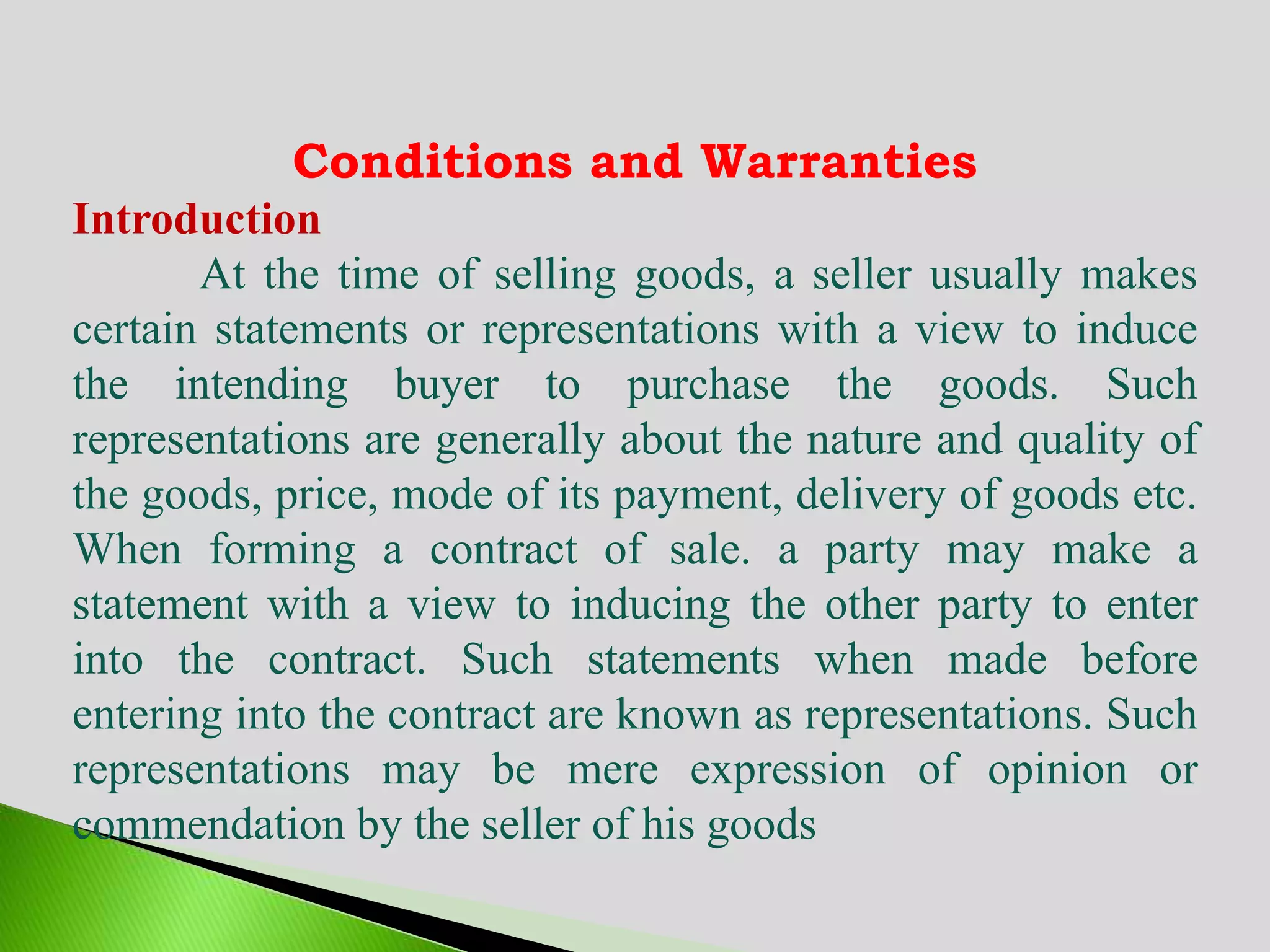 Photo inspiration: Fresh Look at Conditions And Warranties