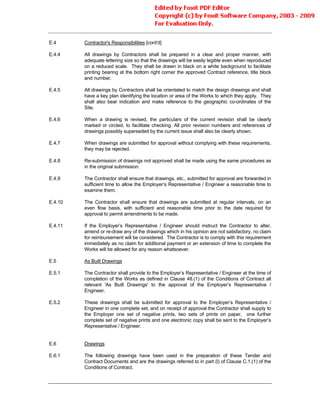 Conditions Of Contract