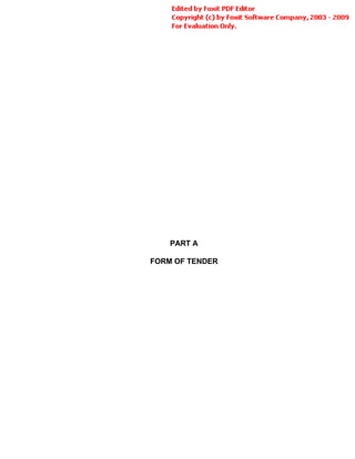 Conditions Of Contract