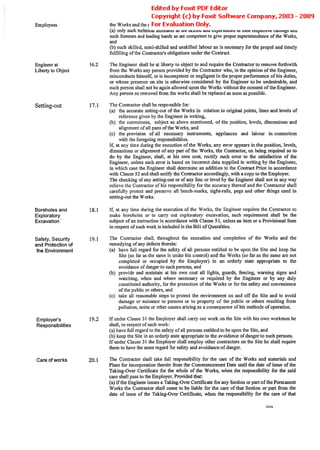 Conditions Of Contract