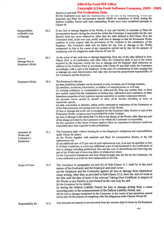 Conditions Of Contract