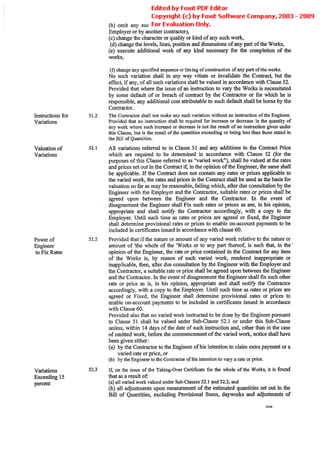 Conditions Of Contract