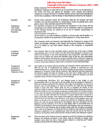 Conditions Of Contract