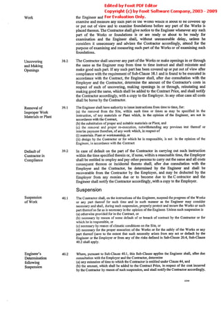 Conditions Of Contract