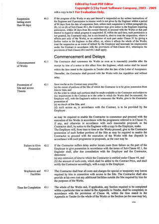 Conditions Of Contract