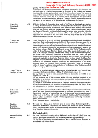 Conditions Of Contract