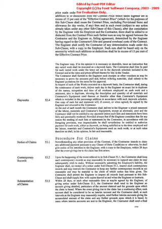 Conditions Of Contract