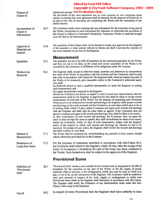 Conditions Of Contract