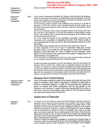 Conditions Of Contract