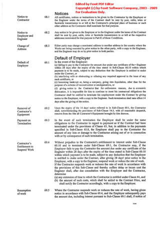 Conditions Of Contract