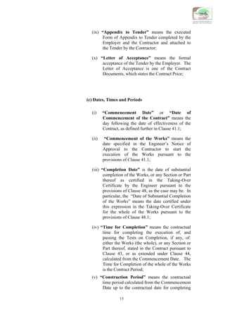Conditions+of+contract+for+works+of+civil+engineering+construction | PDF