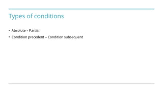 Conditions restraining alienation Section 10&11 - Part 2.pptx