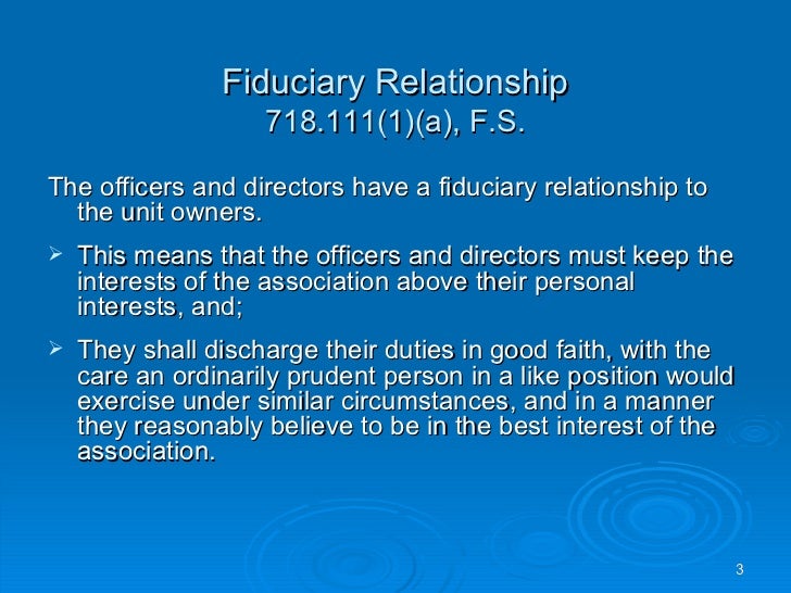 Condominium Association Responsibilities