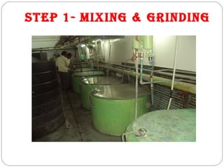 STEP 1- MIXING & GRINDING
 