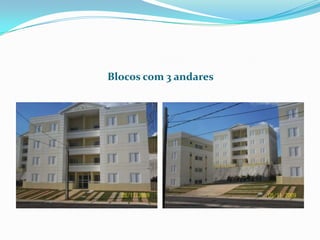 Blocos com 3 andares