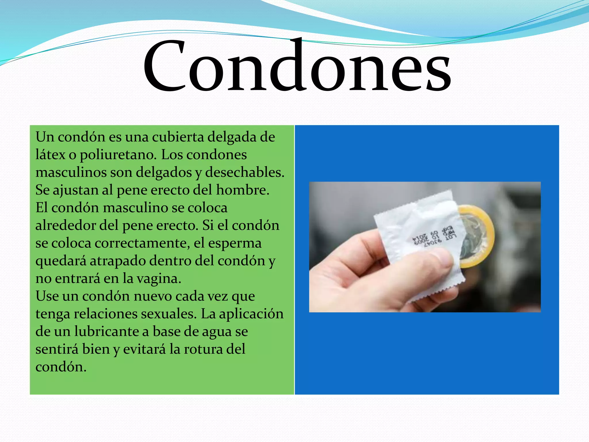 Condones | PPT