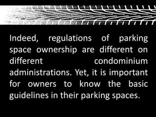 Image showcasing Condo Parking Facts | PPT