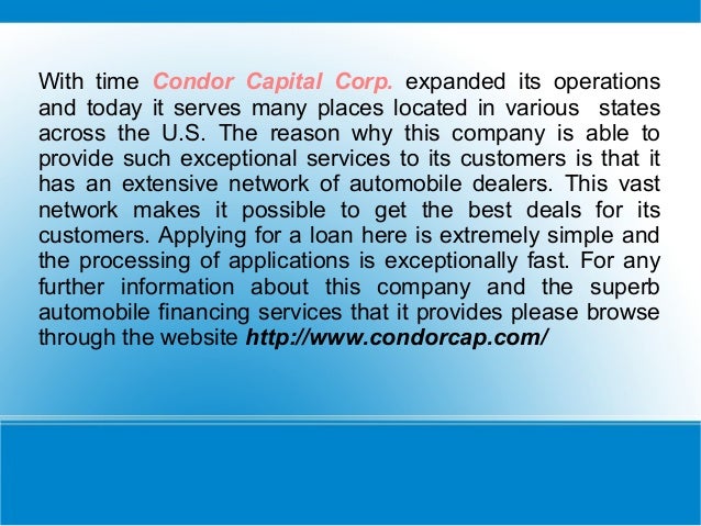 condor credit condor credit