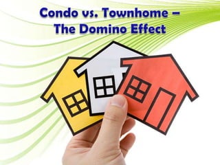 Condo vs. Townhome – The Domino Effect 