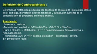 Condrocalcinosis | PPTX