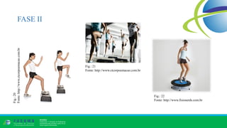 FASE II
Fig.: 21
Fonte: http://www.ctcorpoemacao.com.br
Fig.:20
Fonte:http://www.ctcorpoemacao.com.br
Fig.: 22
Fonte: http://www.fisionerds.com.br
 