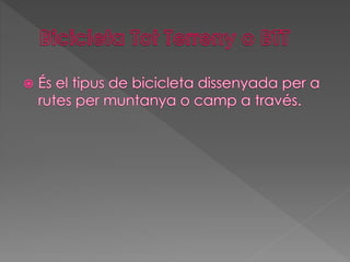 Conducció de grups de btt